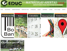 Tablet Screenshot of ceduc.com.br